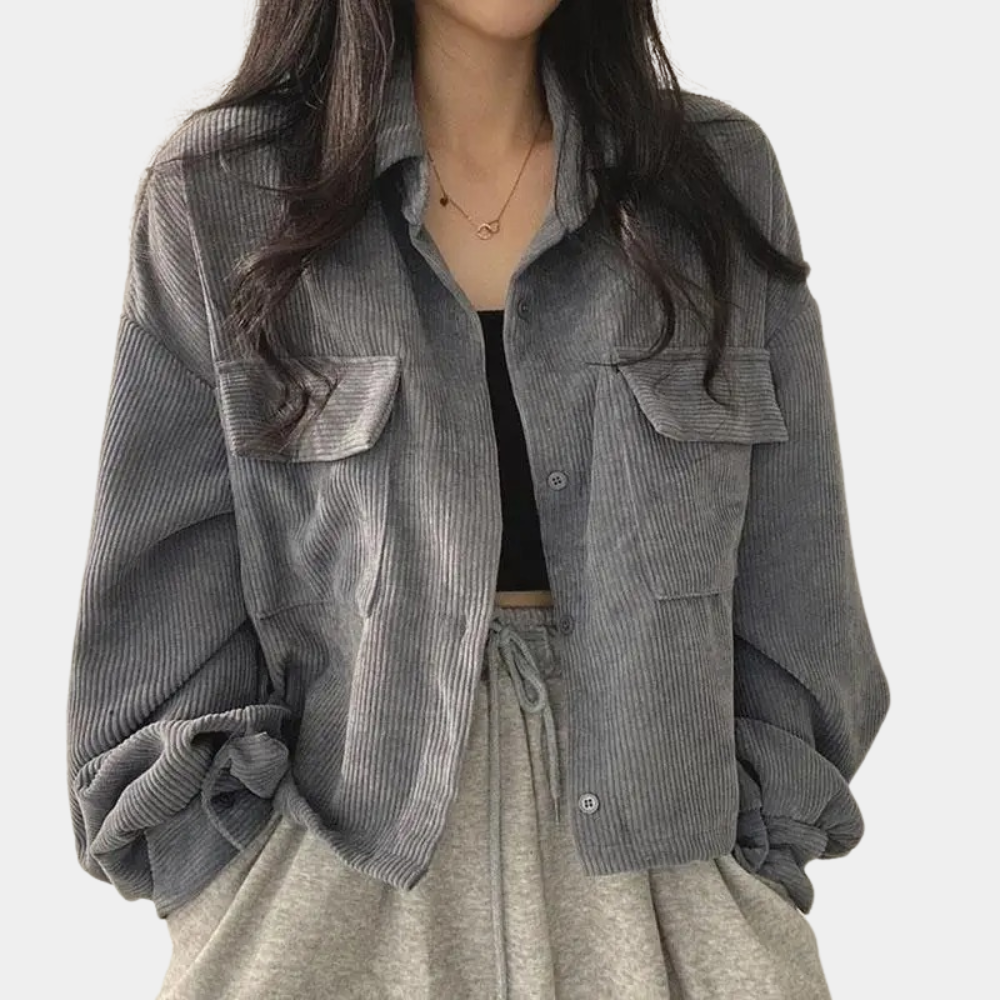 Krohn-e | Herbstjacke aus Cord für Damen