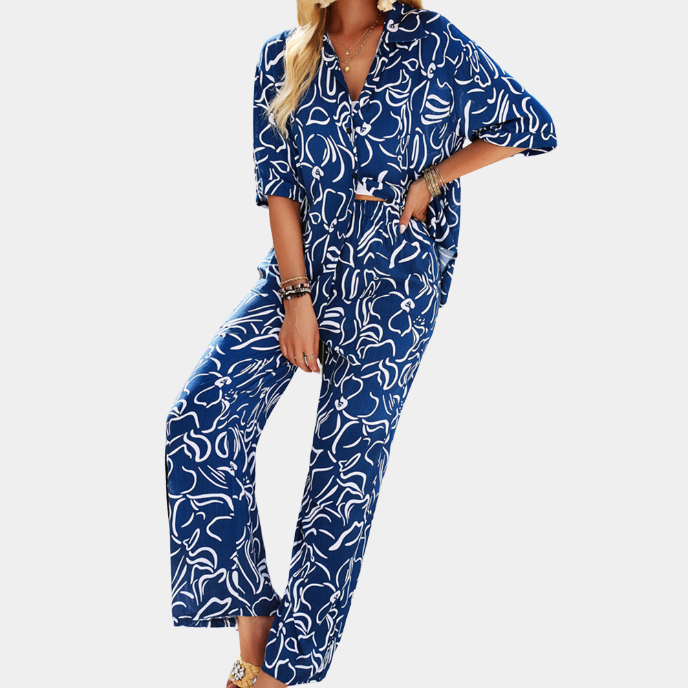 Brigida: Elegantes Damen-Sommerset – Das ideale Zweiteiler-Outfit!