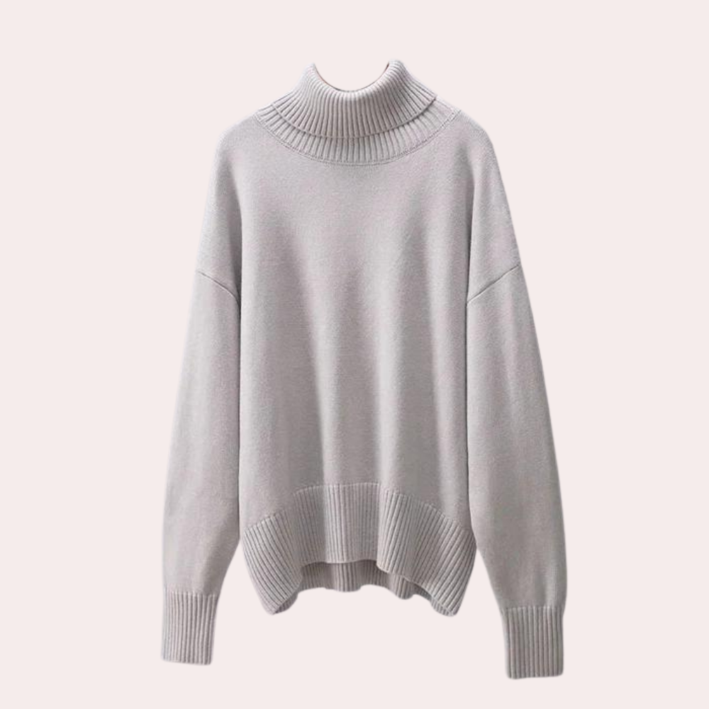 Elegantes, luxuriöses Damen-Rollkragenpullover mit bequemer Passform von Nala