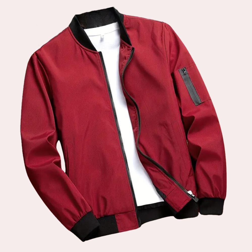 Moderne Herren Bomberjacke von Artiom für einen entspannten Look