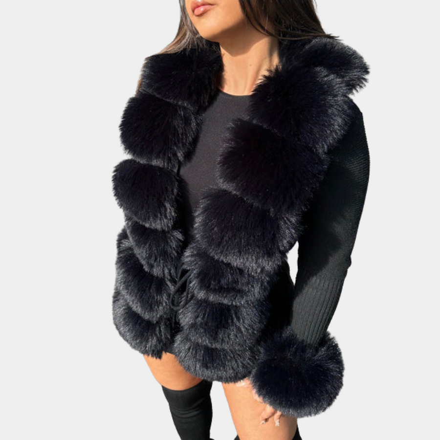 Krohn-e | Elegante Warme Damen-Strickjacke