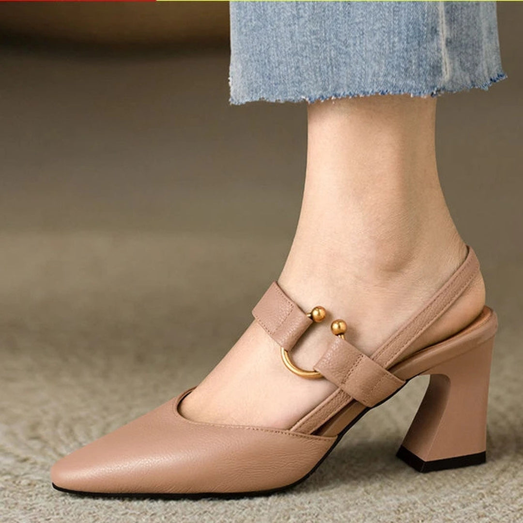 KROHN-E Damen Absatzschuhe Ergonomisches Design Stabile Sohle Komfort-Heels