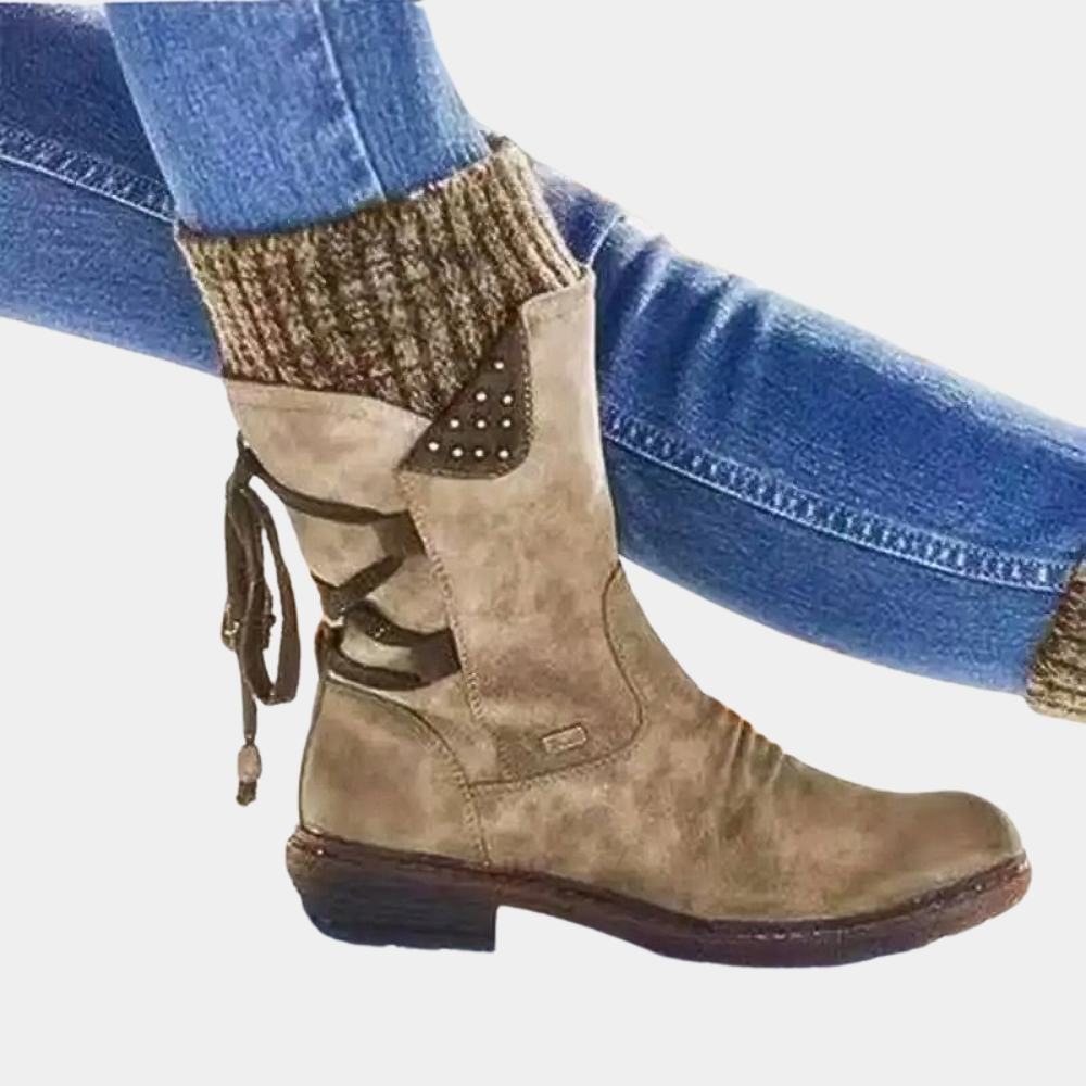 Modische Damenschneestiefel für die trendige Frau