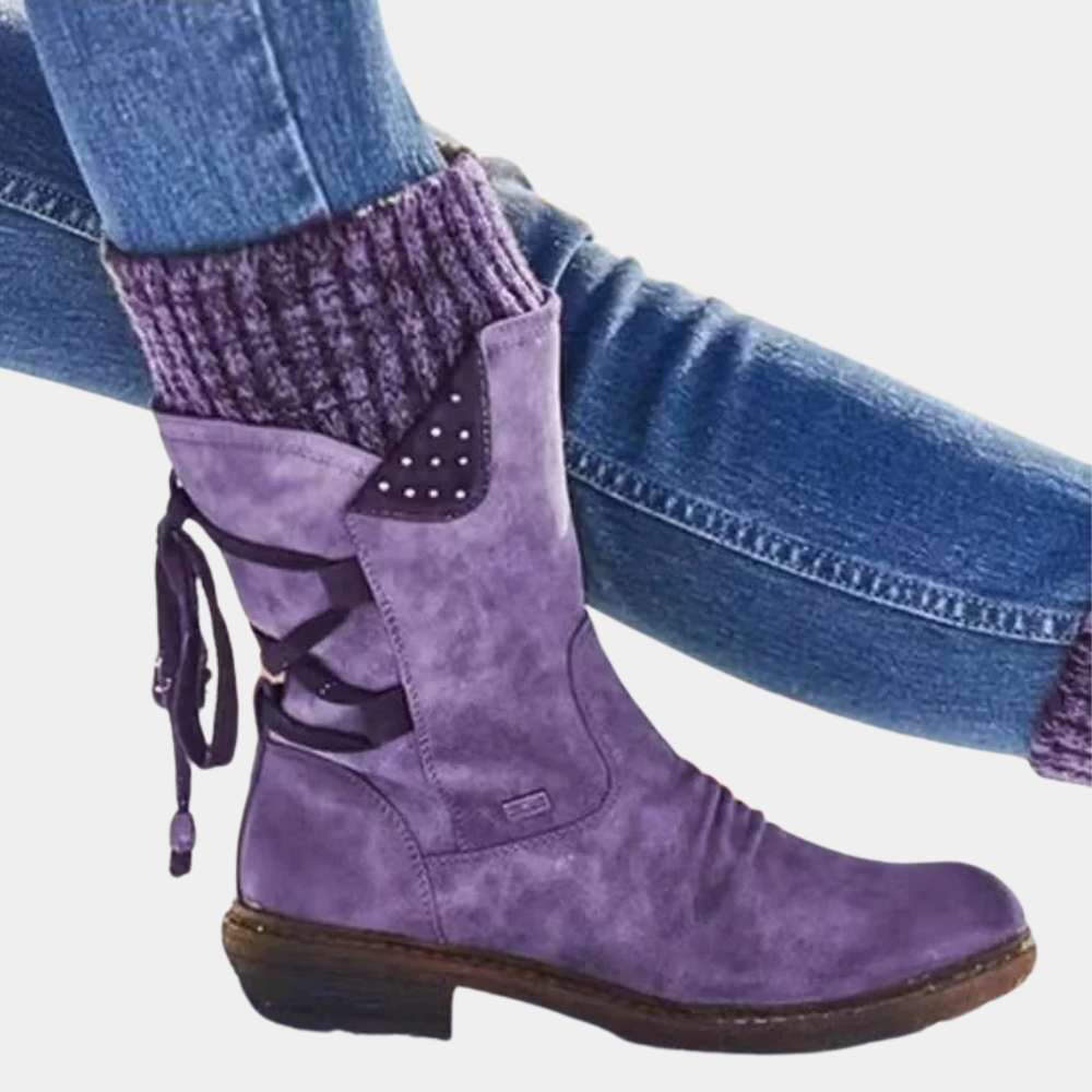 Modische Damenschneestiefel für die trendige Frau
