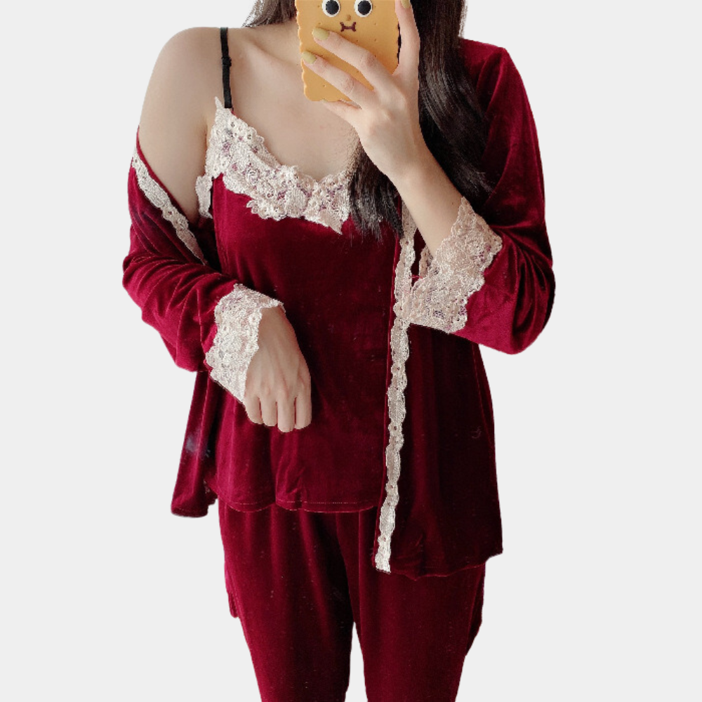 Komfortables und elegantes Damen-Pyjama-Set