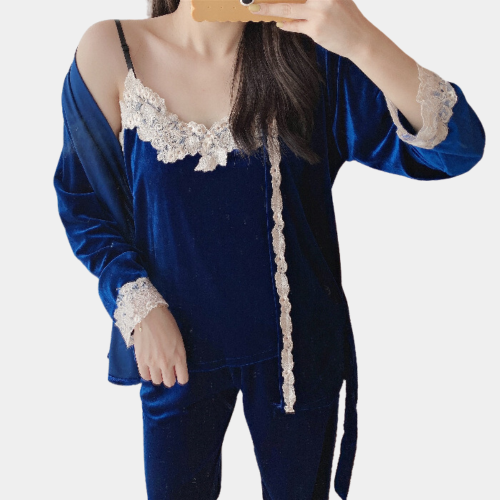 Komfortables und elegantes Damen-Pyjama-Set