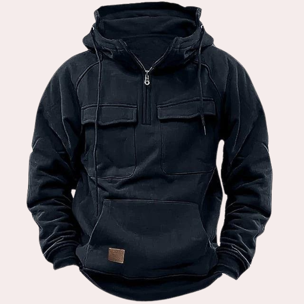 Moderner Winter-Kapuzenpullover für Herren