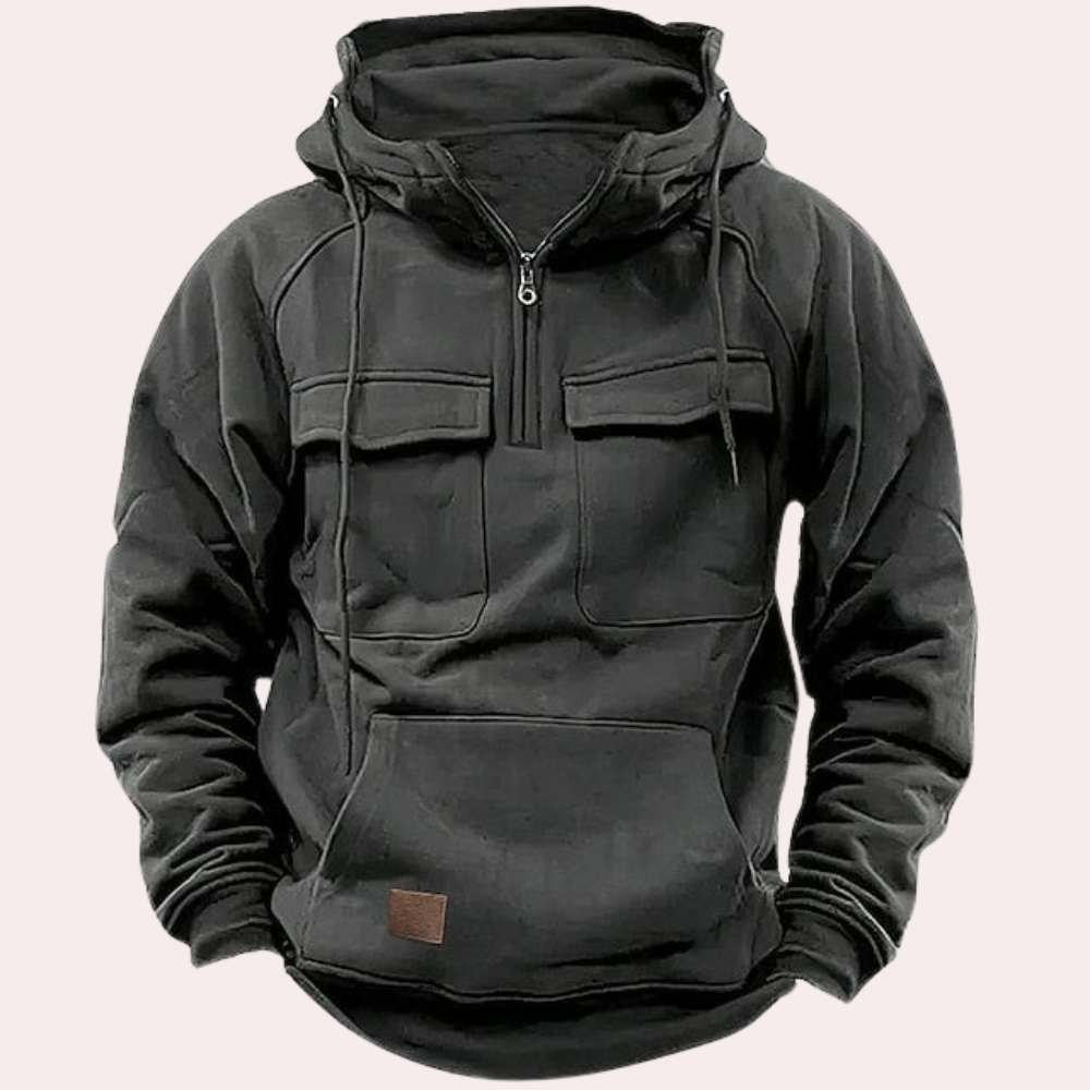 Moderner Winter-Kapuzenpullover für Herren
