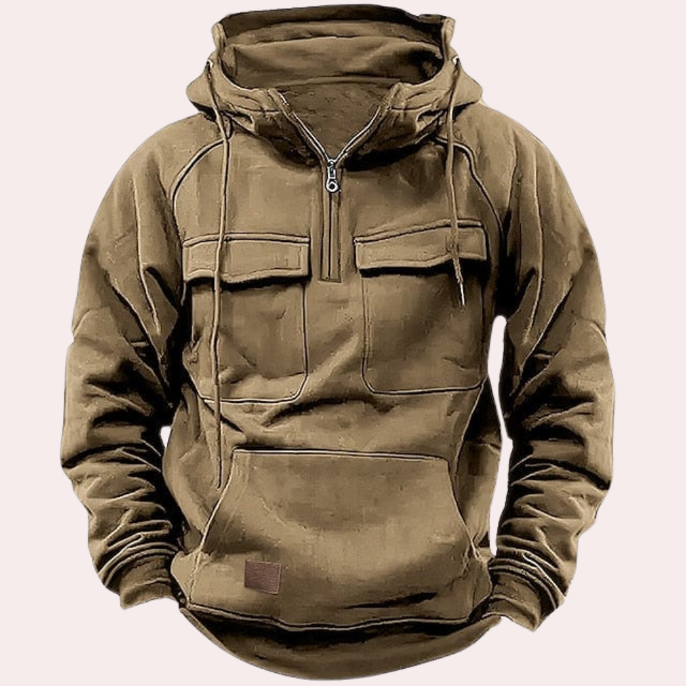 Moderner Winter-Kapuzenpullover für Herren