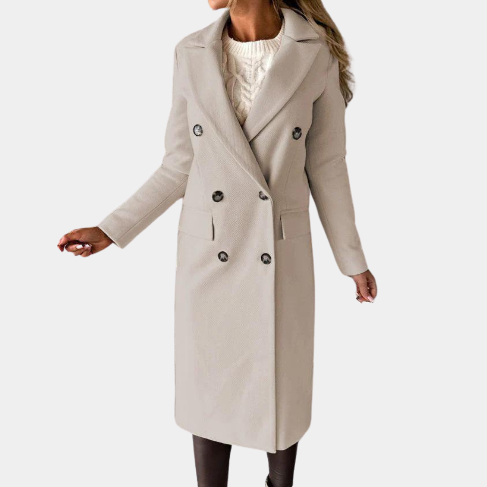 Krohn-e | Zweireiher Langmantel für Damen - Winter