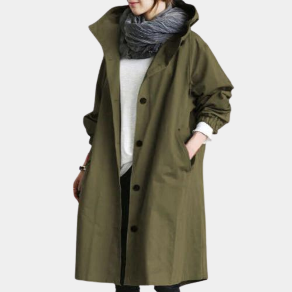 Krohn-e | Trendy Lange Damenjacke
