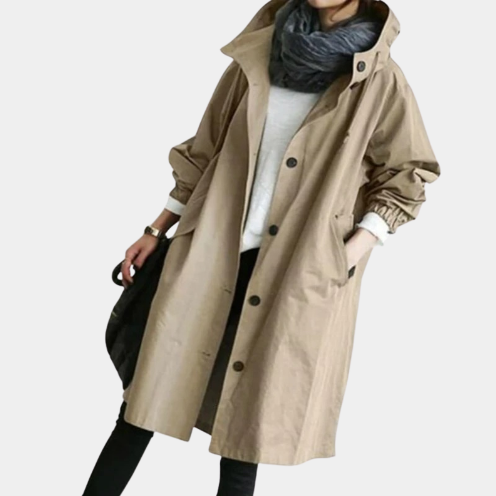 Krohn-e | Lange Herbstmantel für Frauen