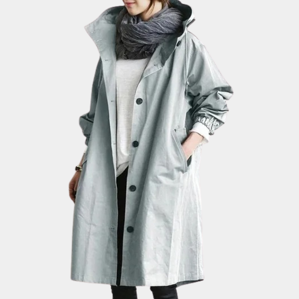 Krohn-e | Trendy Lange Damenjacke