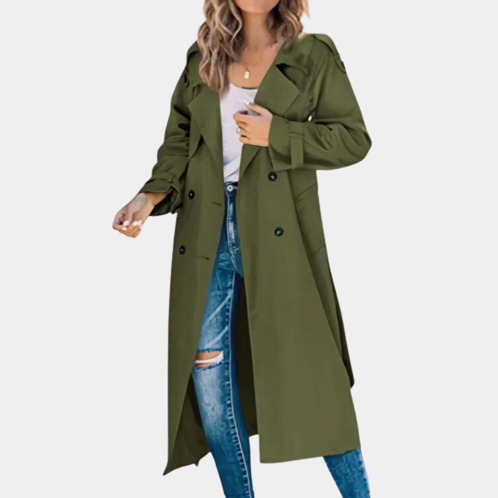 Krohn-e | Stylischer Herbst-Trenchcoat für Frauen