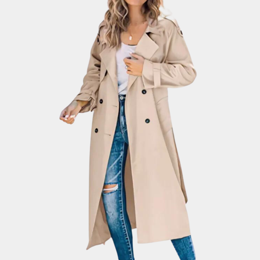 Krohn-e | Stylischer Herbst-Trenchcoat für Frauen