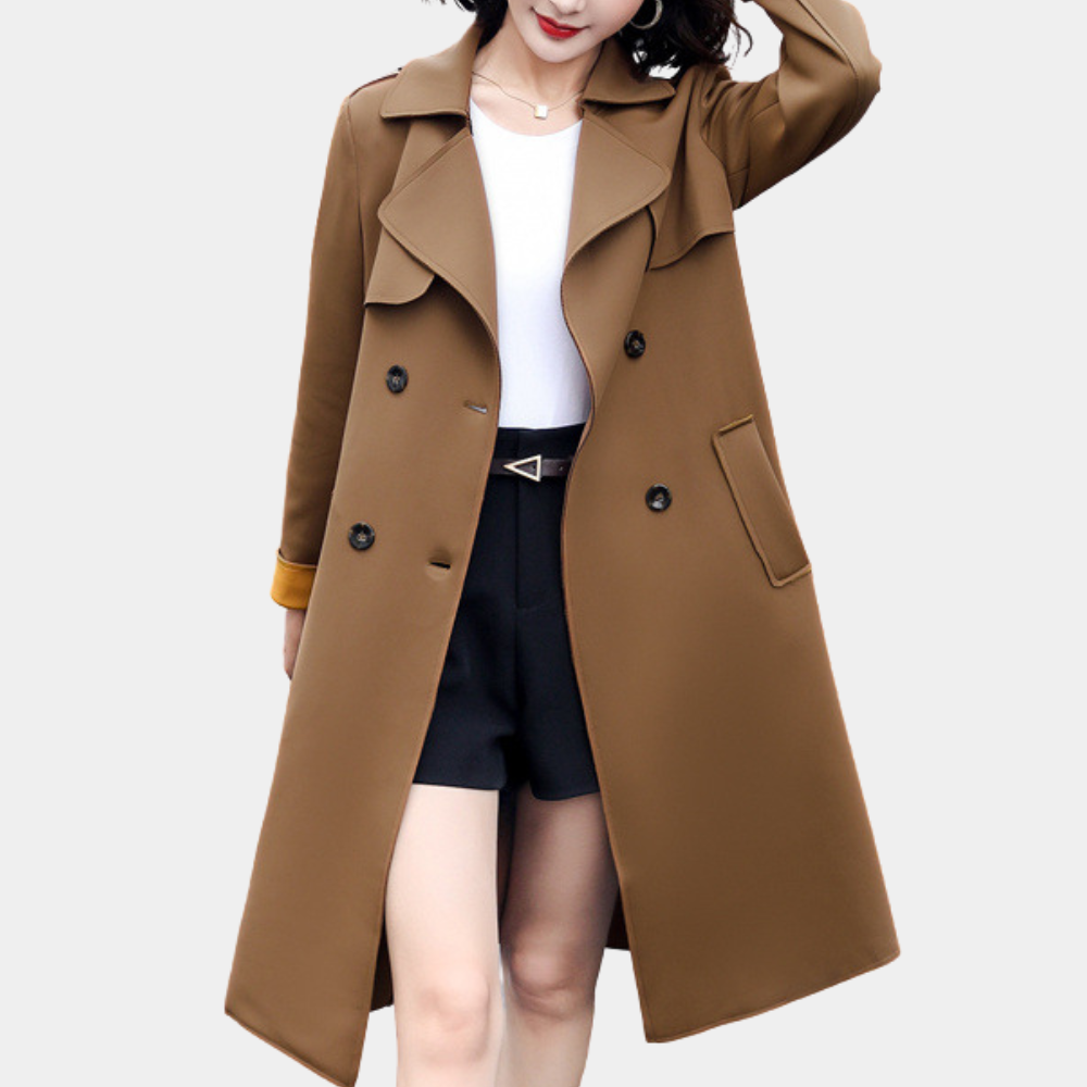 Krohn-e | Eleganter Herbst-Trenchcoat für Frauen