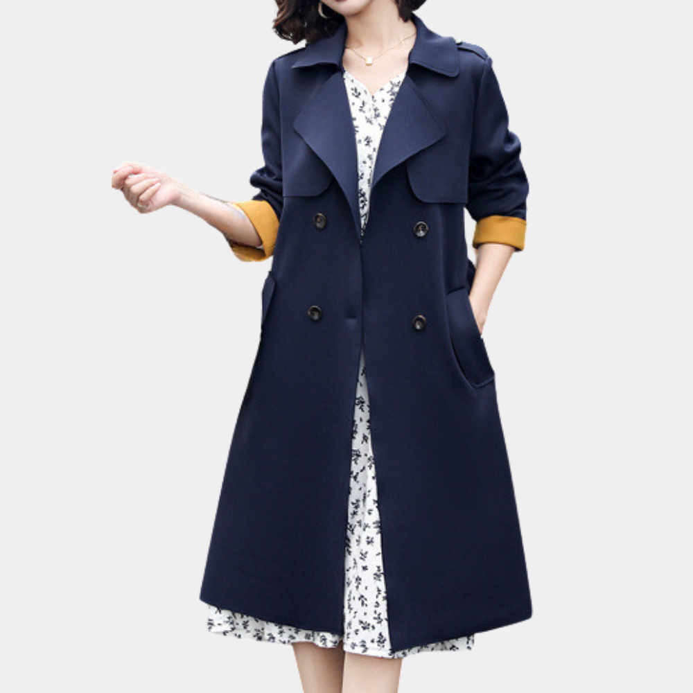 Krohn-e | Eleganter Herbst-Trenchcoat für Frauen