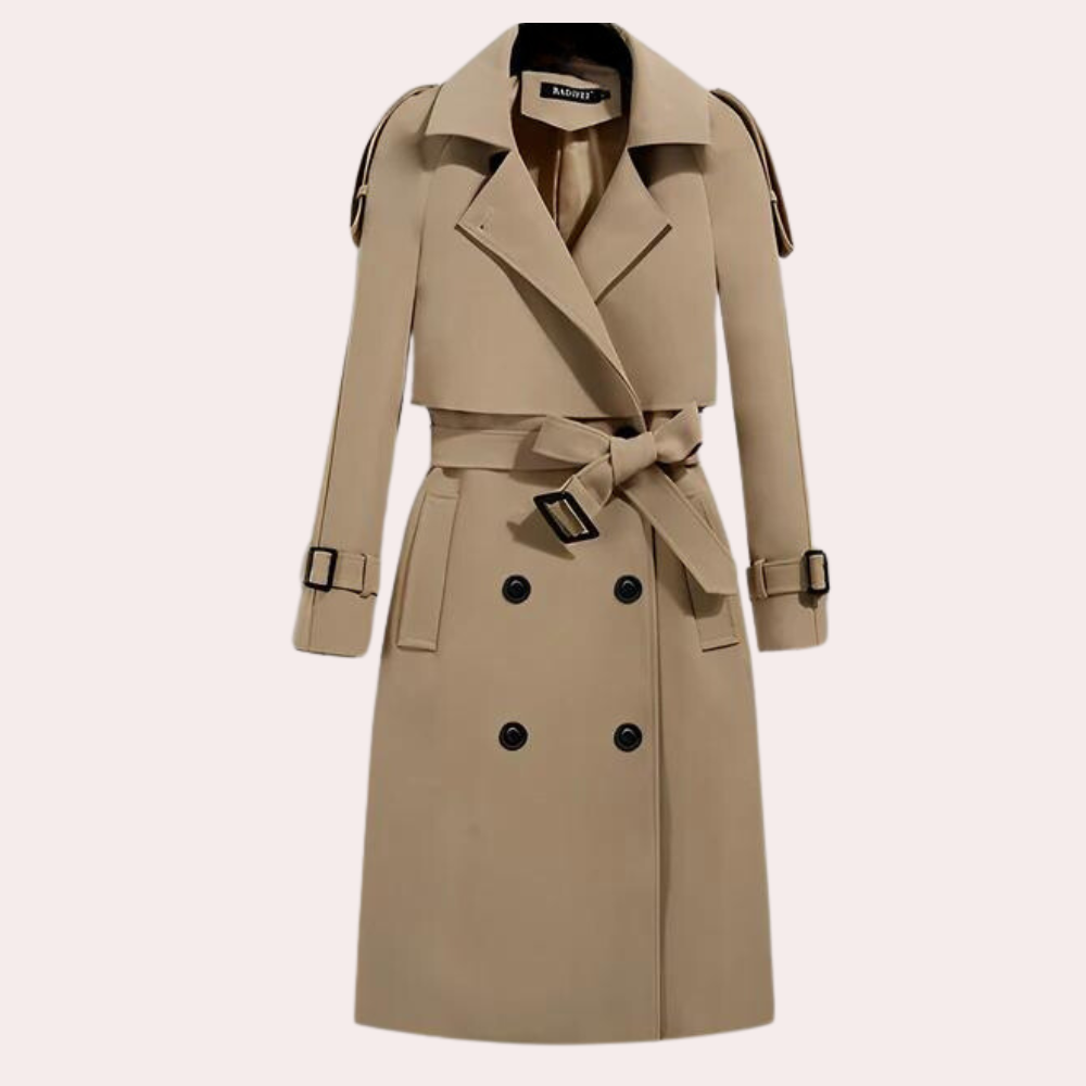 Elegantes langes Damen-Regenmäntel