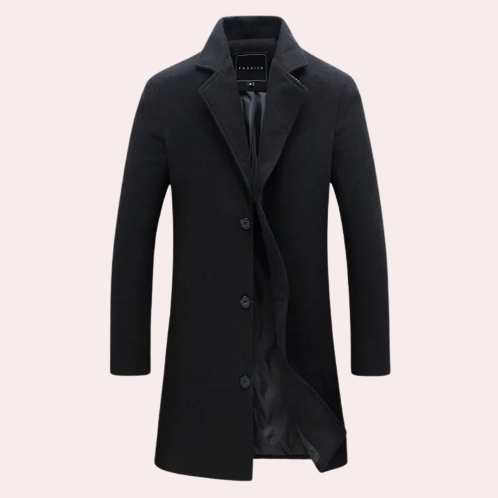 Modische lange Jacke für modebewusste Männer
