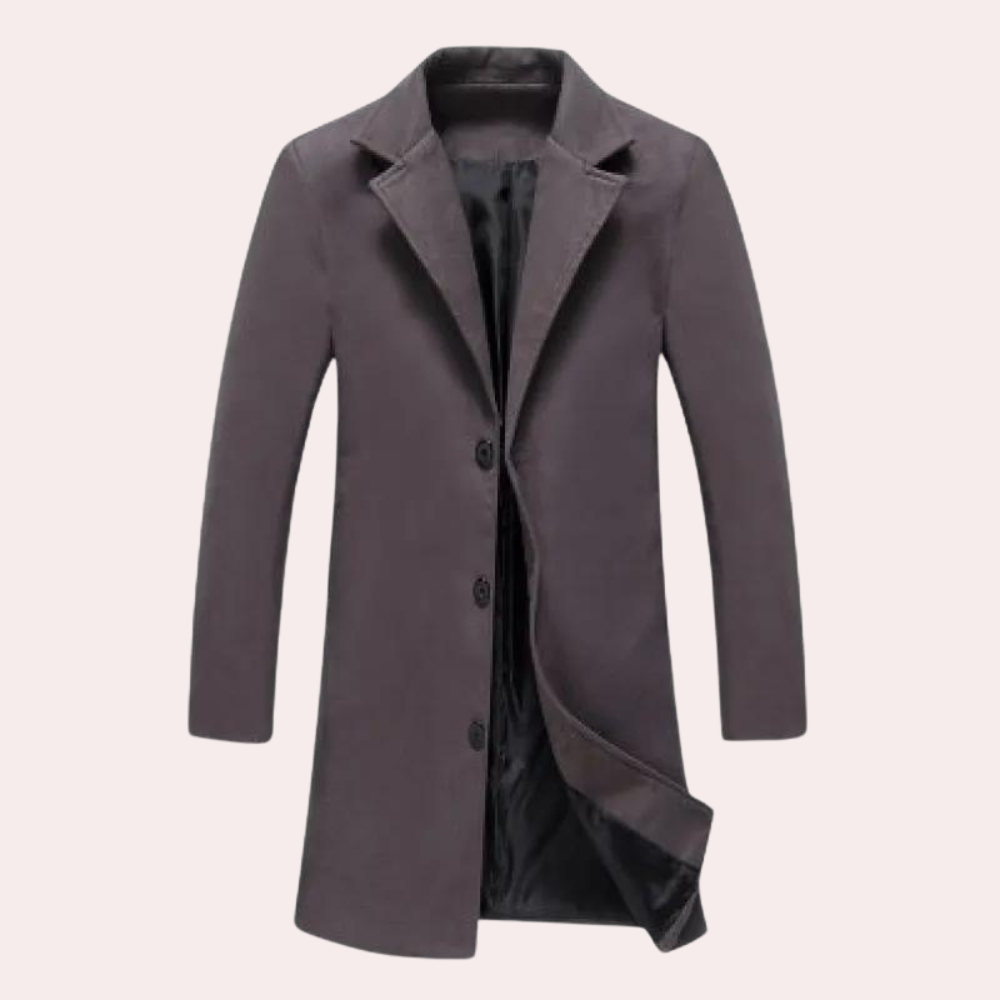 Modische lange Jacke für modebewusste Männer
