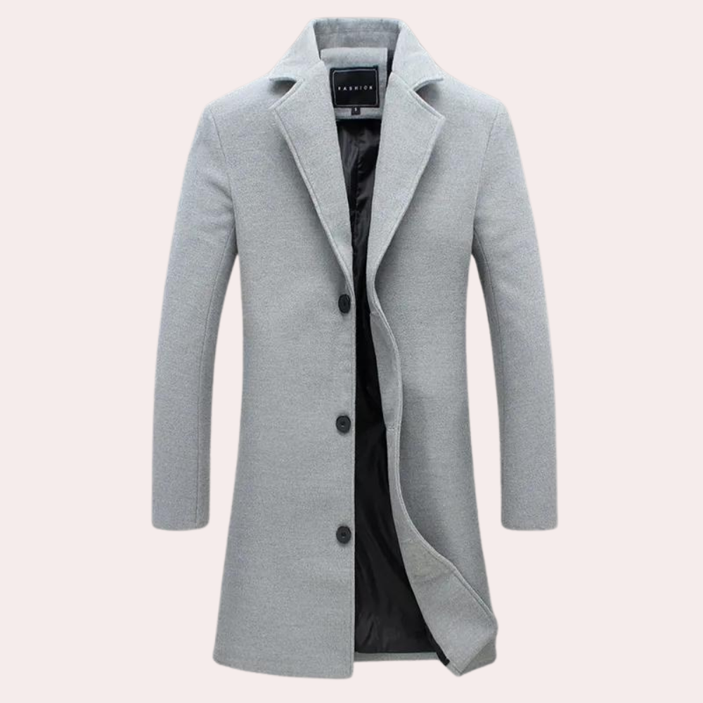 Modische lange Jacke für modebewusste Männer