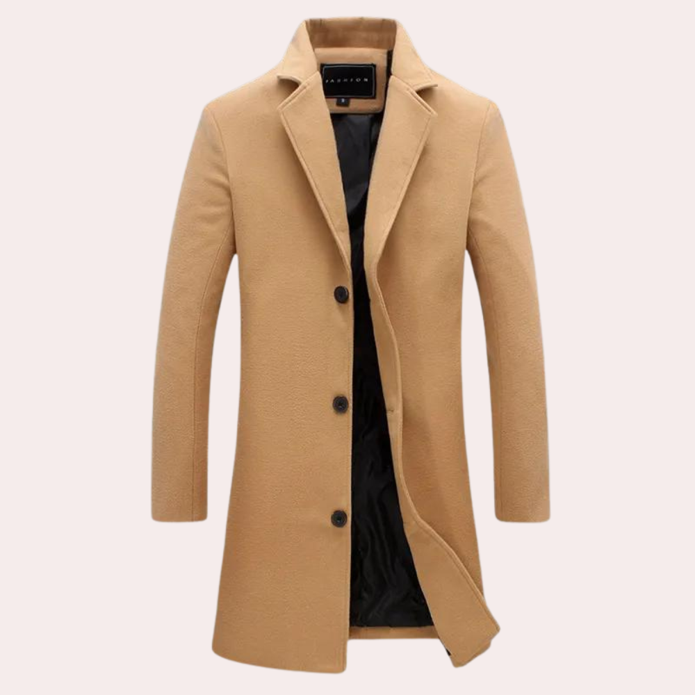 Modische lange Jacke für modebewusste Männer