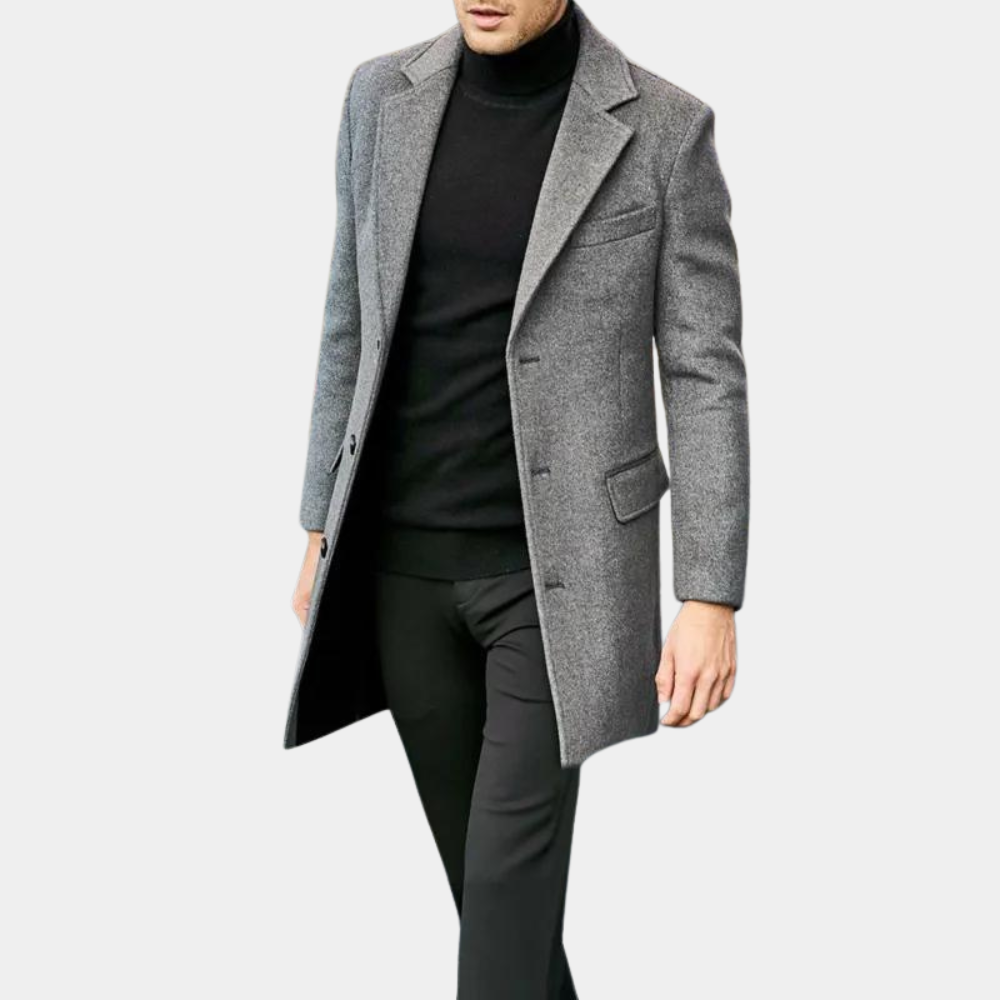 Elegantes Herren-Langmantel für stilvolles Erscheinungsbild