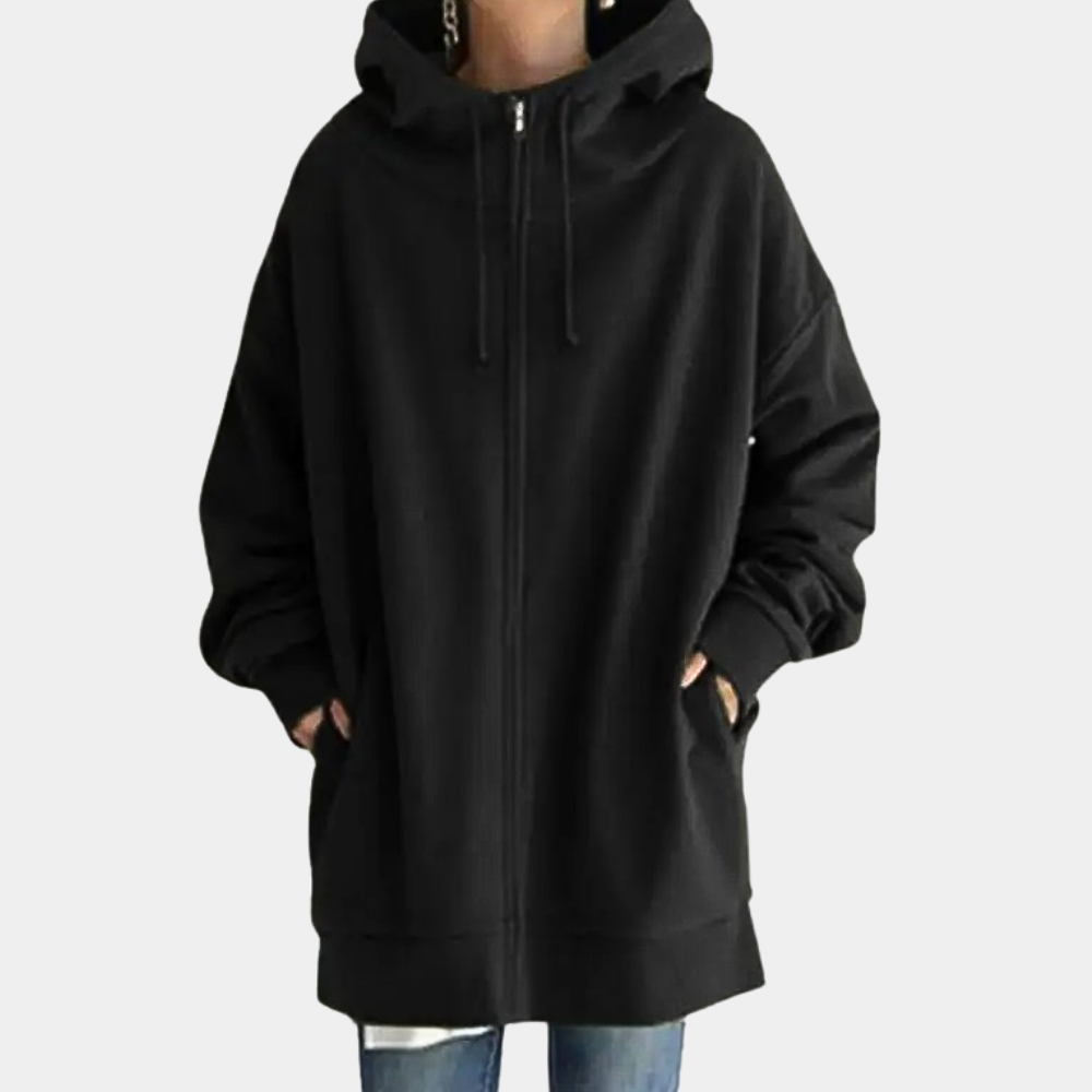 Moderner Damen-Zip-Hoodie für einen stylischen Auftritt