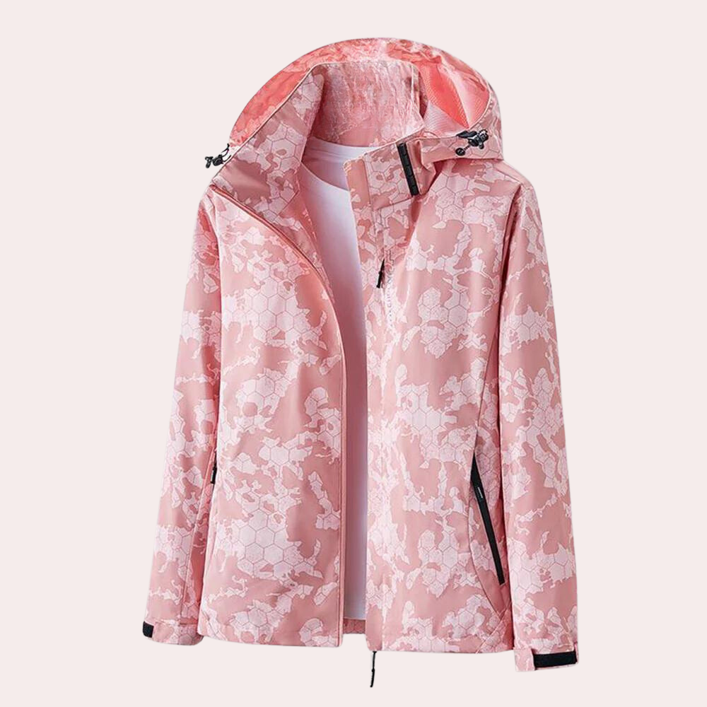Elegantes Damencape mit abnehmbarer Kapuze für höchsten Komfort