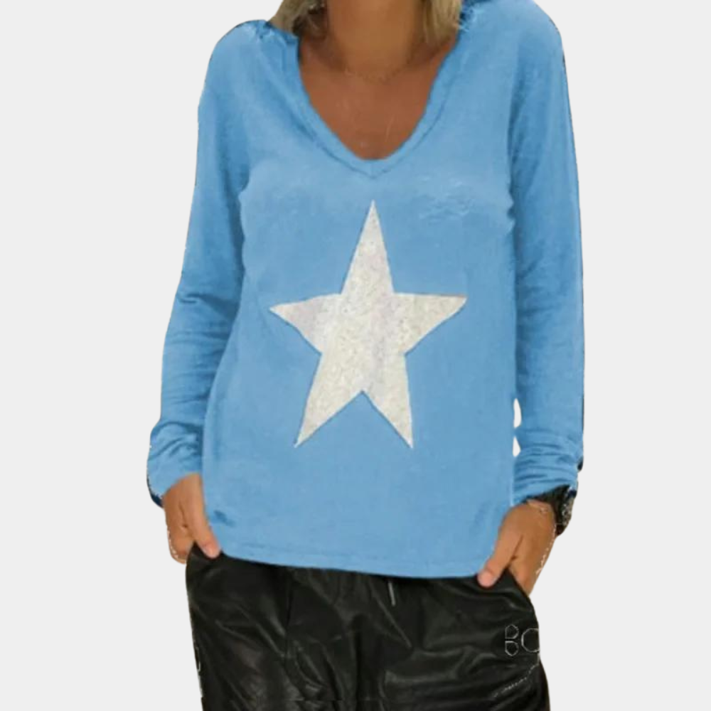 Damen-Pullover Allicen: Angenehmer V-Ausschnitt, kuschelig weich