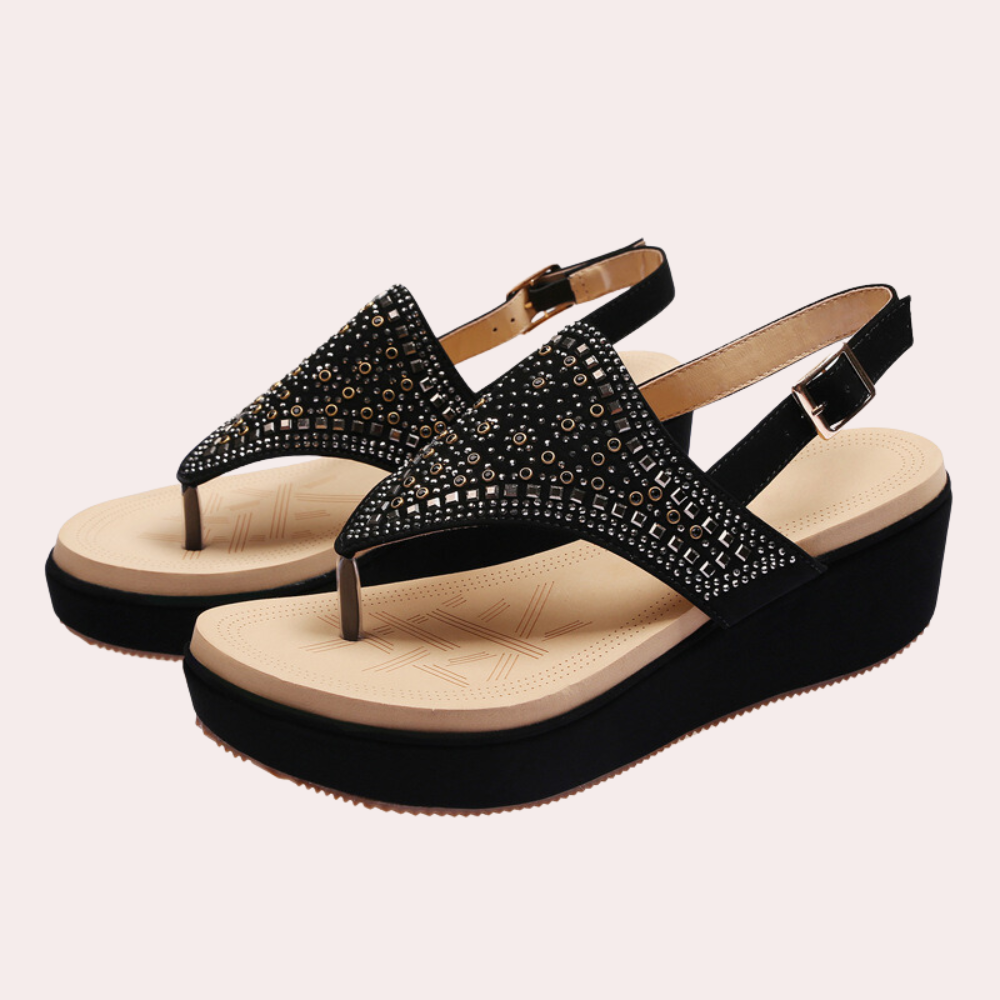 Kalina Damen-Hausschuhe: Glitzernde Pantoffeln für einen strahlenden Look