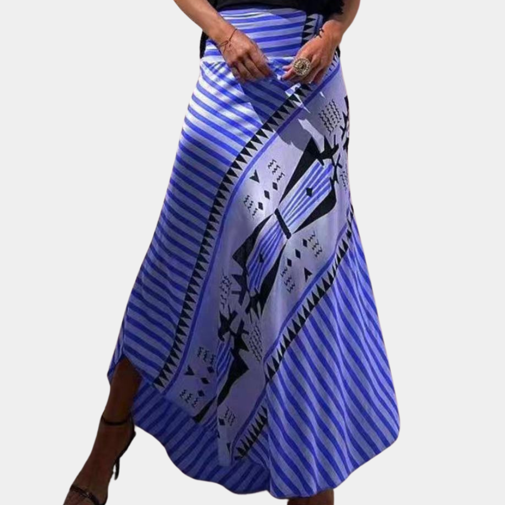 Feminin-legerer Damenrock im Boho-Chic Stil