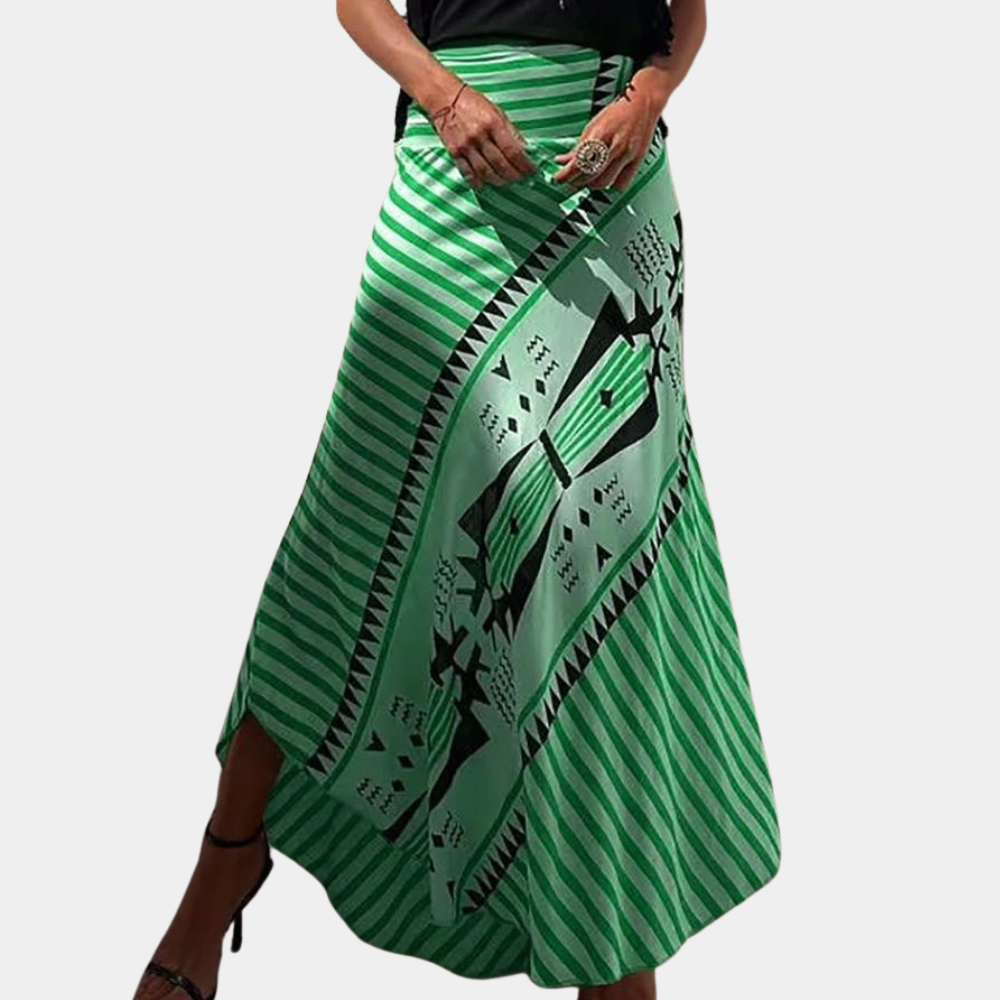 Feminin-legerer Damenrock im Boho-Chic Stil
