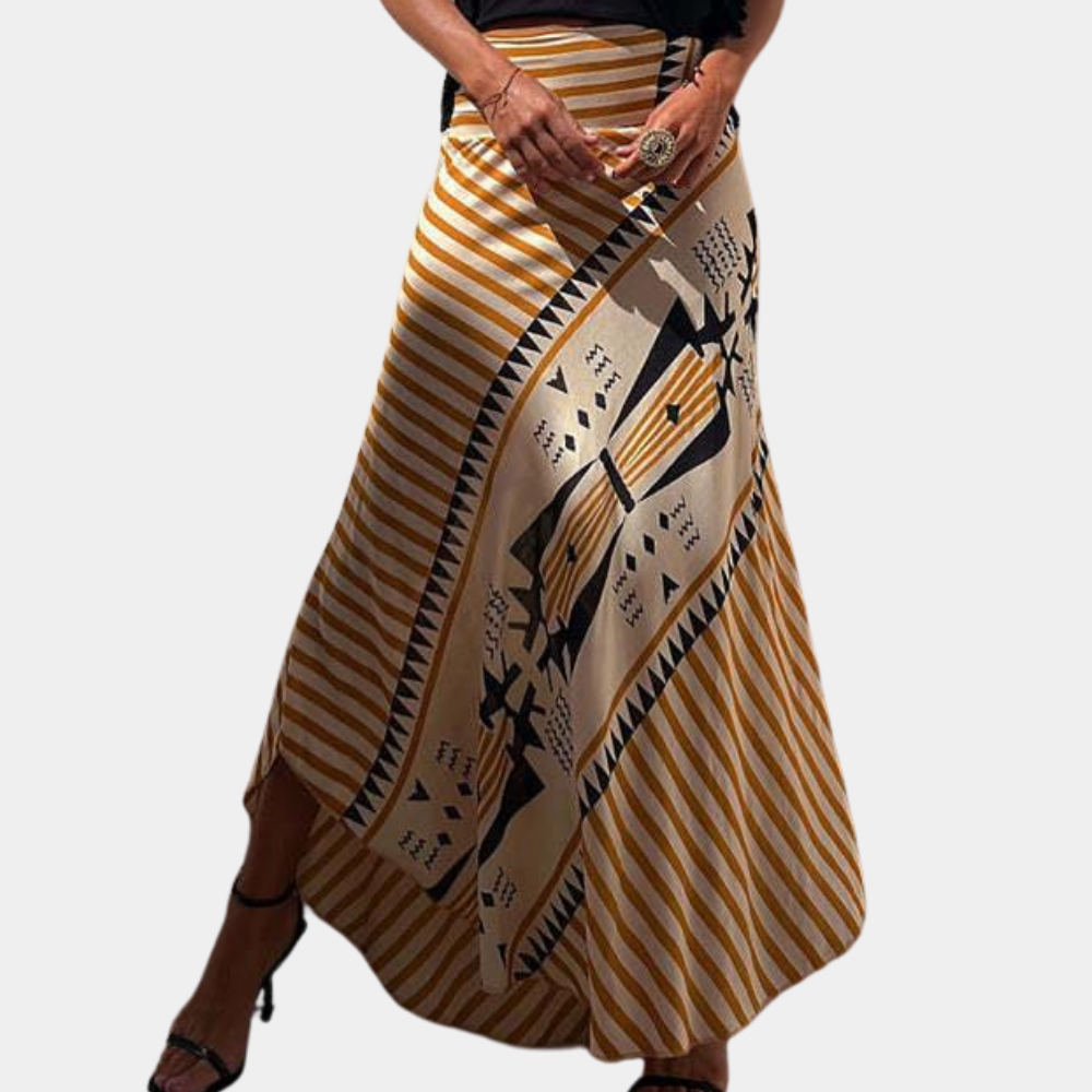 Feminin-legerer Damenrock im Boho-Chic Stil