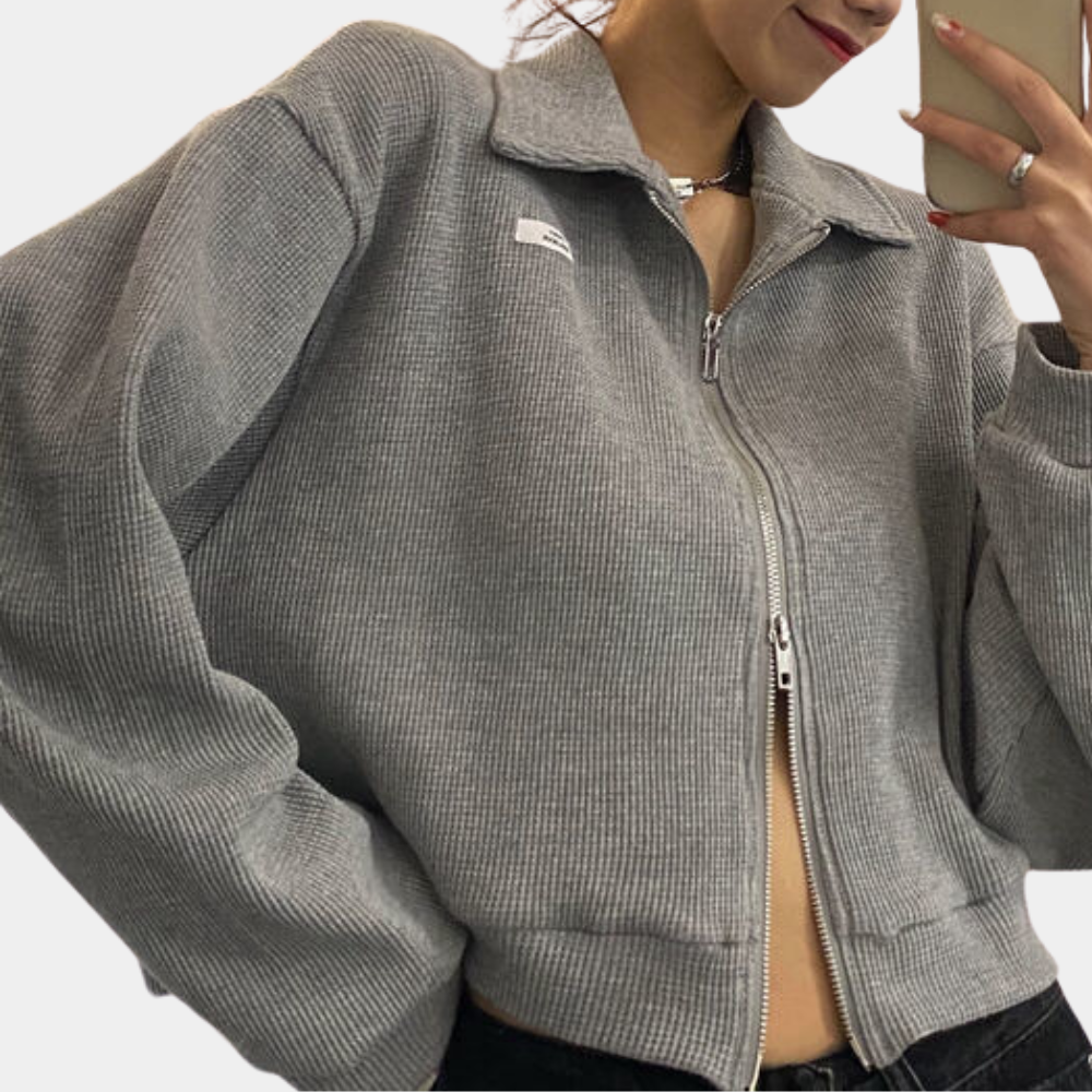 Krohn-e | Herbstjacke mit Reißverschluss für Frauen