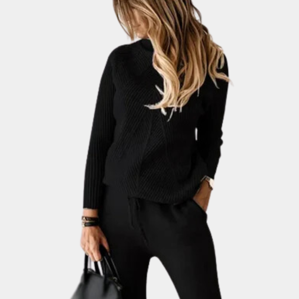 Elegantes zweiteiliges Strick-Set für Damen