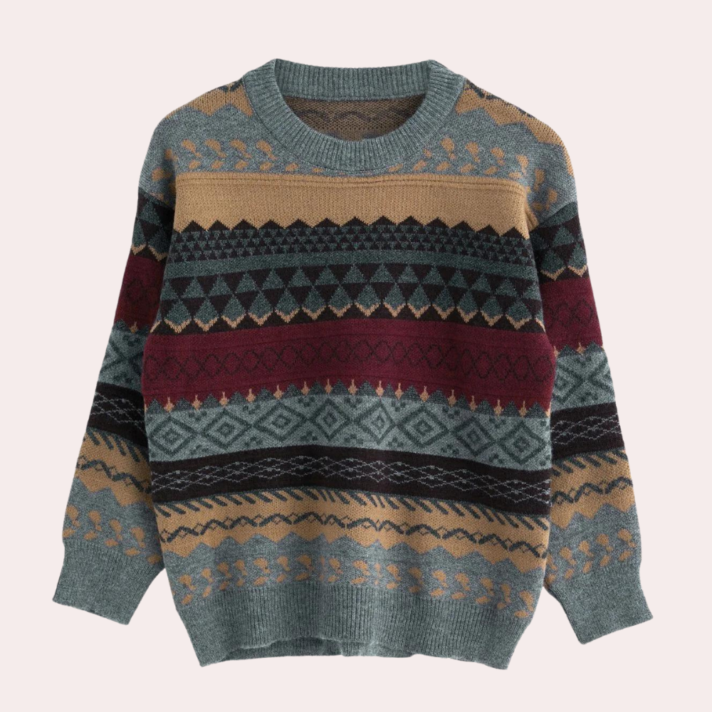Bequemer Damen-Strickpullover in Übergröße