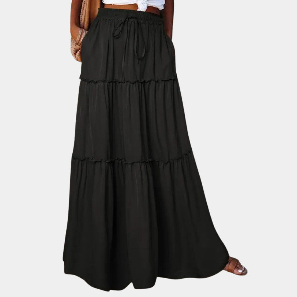 Elegantes langes Boho-Rock für Damen