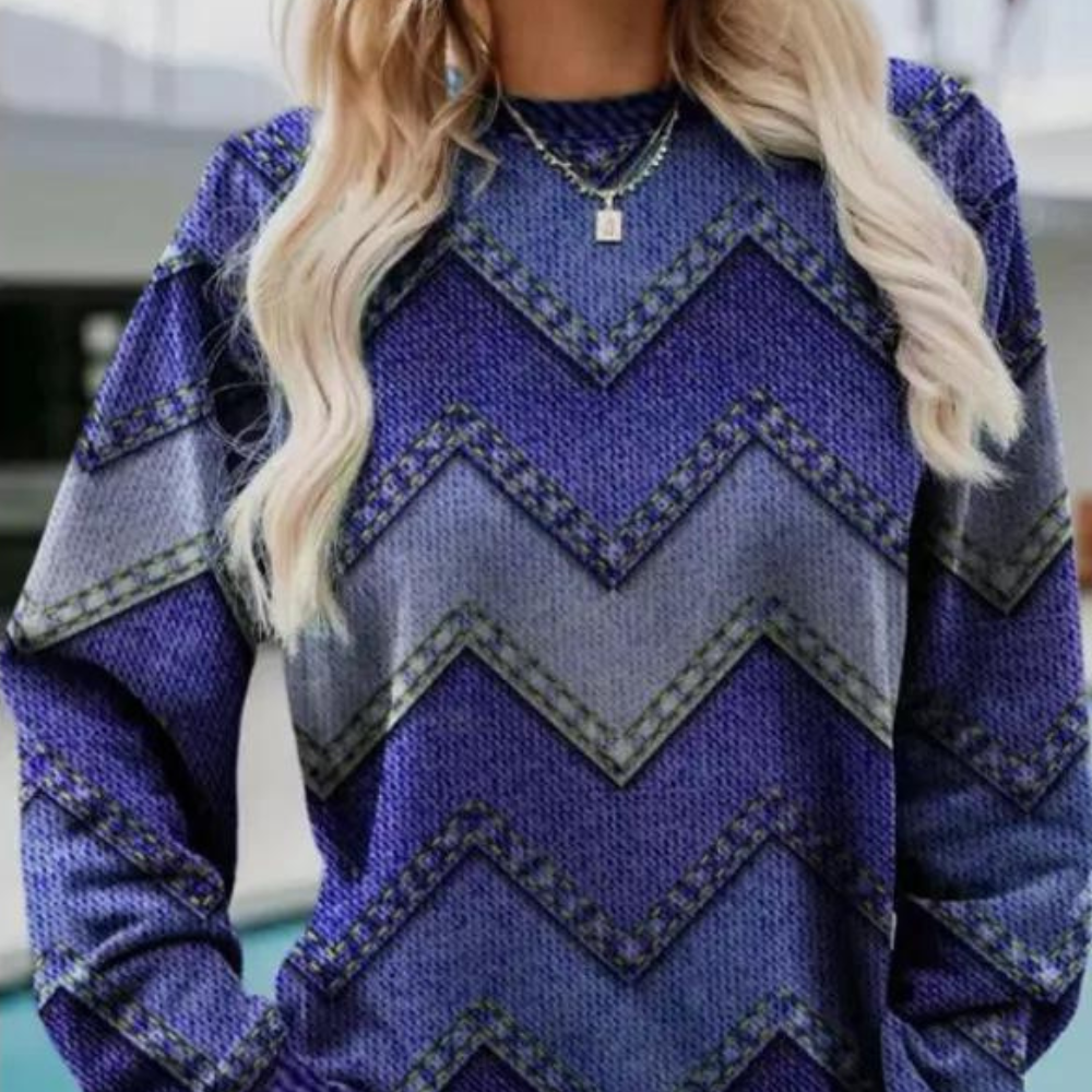 Paulas modischer Herbstpullover für Damen