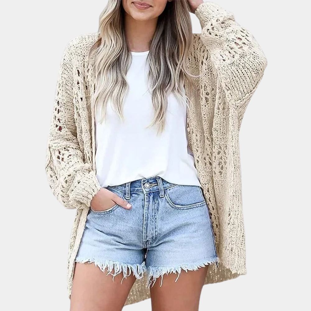 Elegante und weiche Damenstrickjacke Mireille