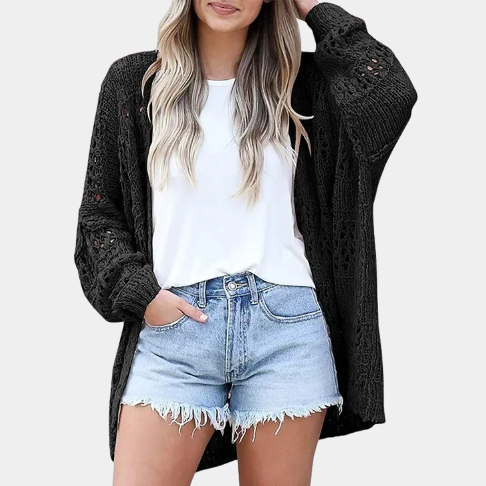 Elegante und weiche Damenstrickjacke Mireille