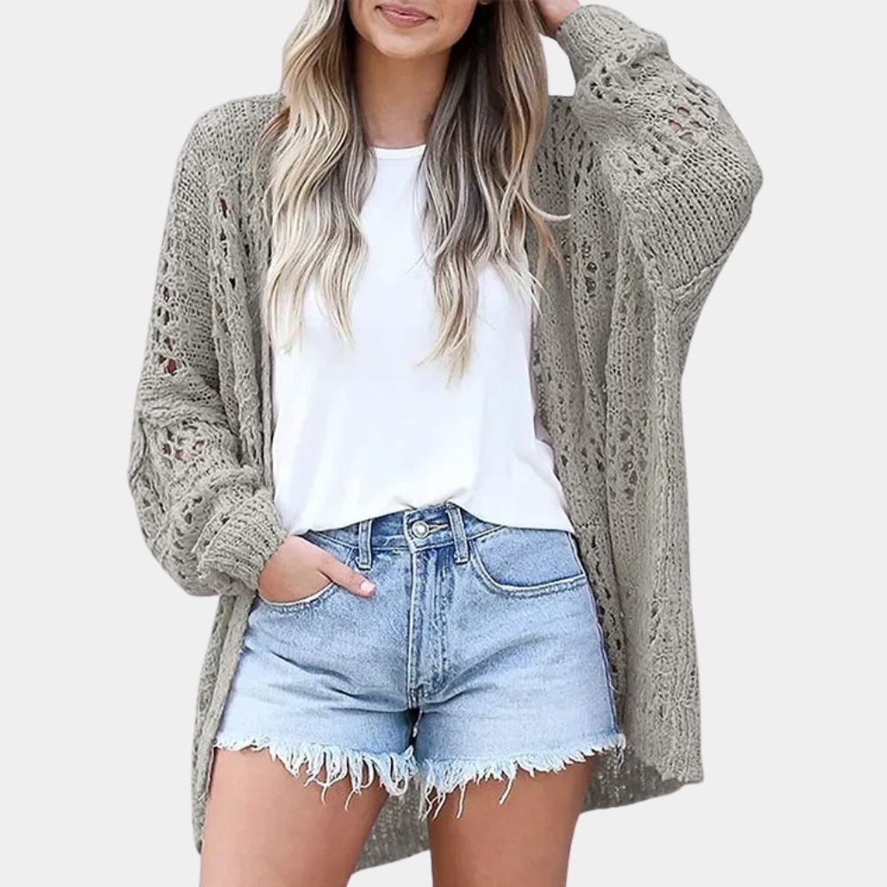 Elegante und weiche Damenstrickjacke Mireille