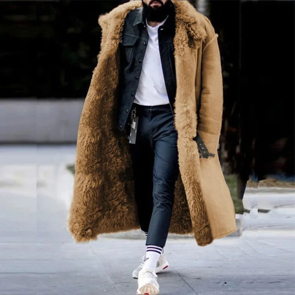 Krohn-e | eine luxuriöse Shearling-Überjacke