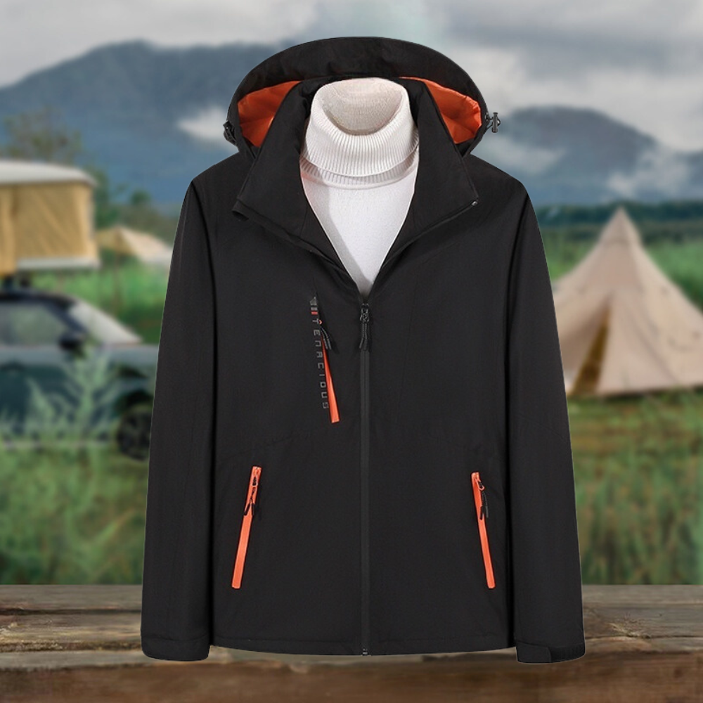 Elegante Komfortjacke mit Kapuze von Gweneth