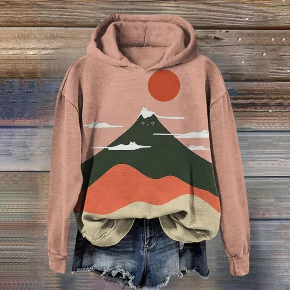 Talia Damenpullover: Modischer Pullover mit auffälligem Tiermuster