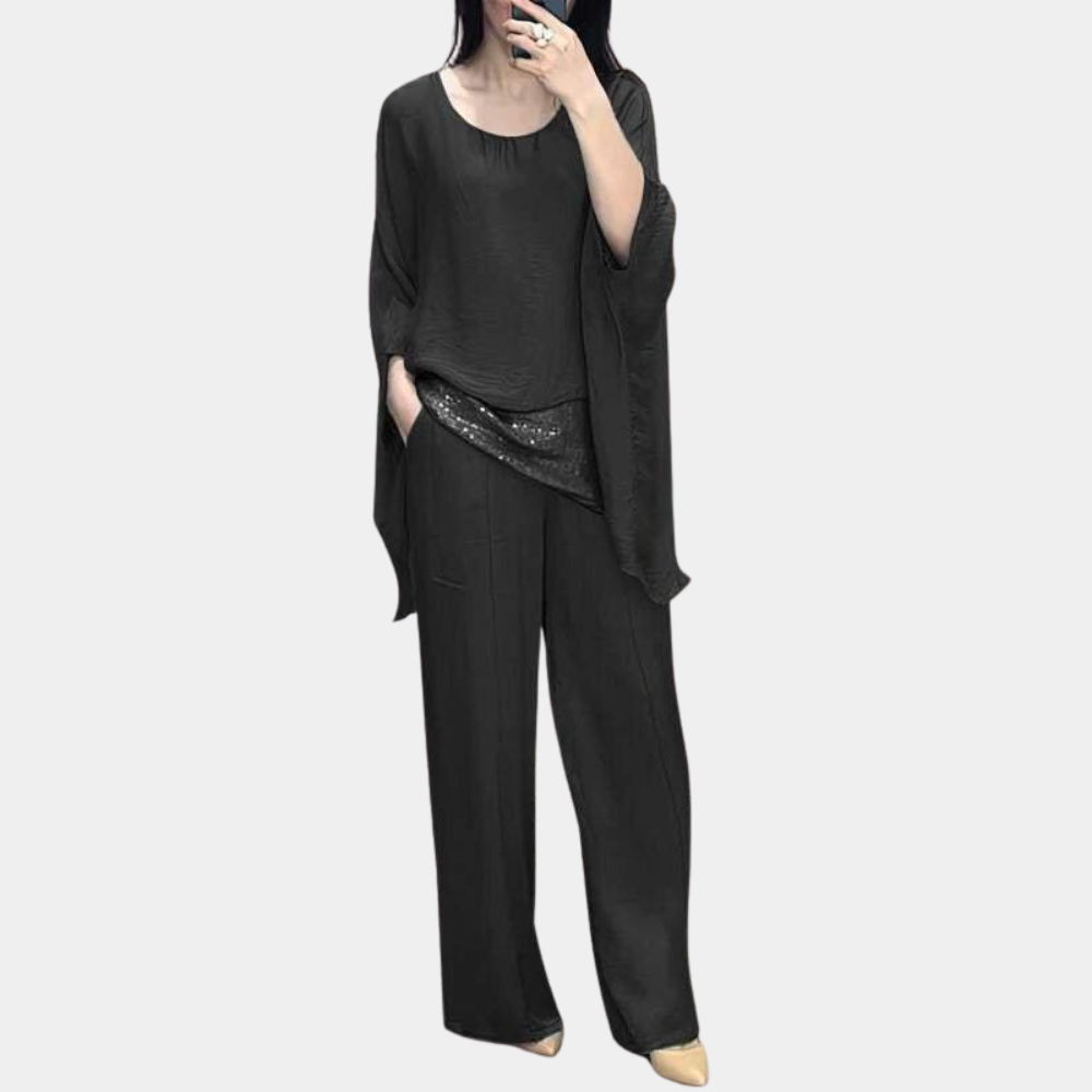 Elegantes Maya Damen-Outfit (2 Teile) für einen stilvollen Auftritt