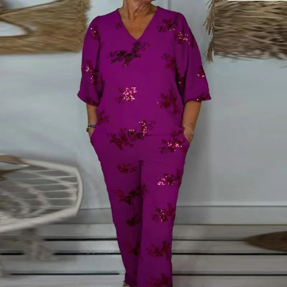 Modernes, elegantes Zweiteiliges Damen Outfit von Nadija