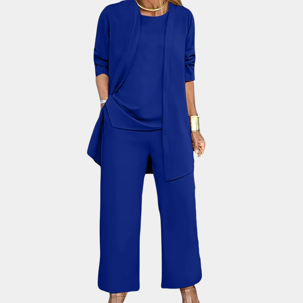 Elegantes 3-teiliges Casual-Set für Damen von Emma