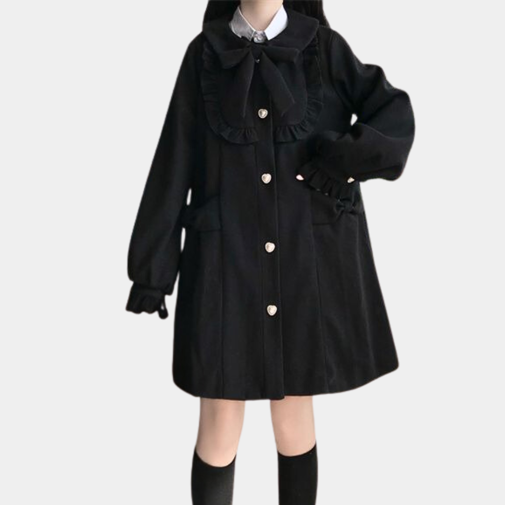 Minodora Damen-Langjacke im modernen Stil