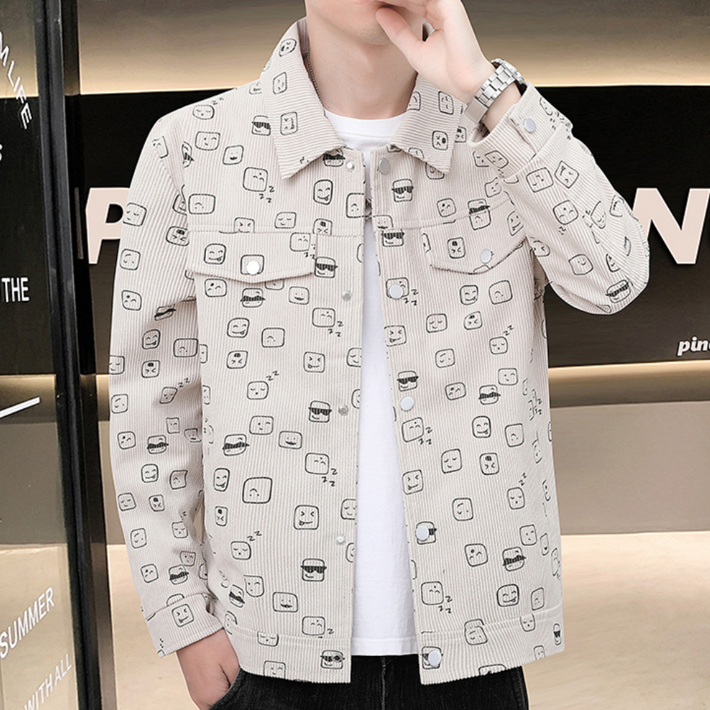 Elegante Herren-Outdoorbekleidung von Ionut mit Kordelzug